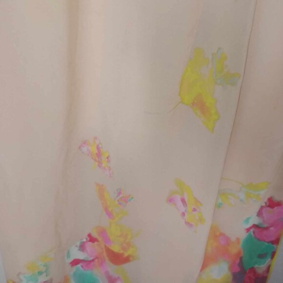 Mossimo Watercolor Long Sleeve Blouse Size XS - Picture 9 of 13